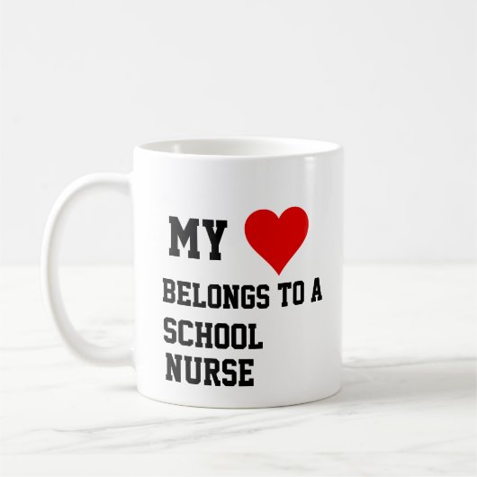 Mijn behoort tot de Mok van een schoolverpleegster (Links)