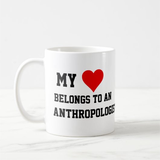 Mijn behoort tot een antropoloog Mok (Links)
