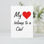 Mijn Behoort Tot Een Chef Kaart (Staand voorkant)