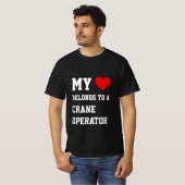 Mijn behoort tot een kraanexploitant T-shirt (Voorkant volledig)