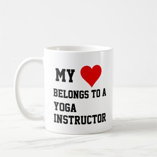 Mijn behoort tot een Mok van de Yoga Instructor (Links)