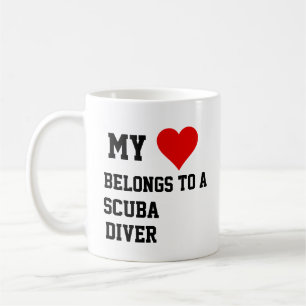 Mijn behoort tot een Scuba Diver-Mok Koffiemok