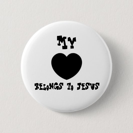 Mijn, behoort tot Jezus Ronde Button 5,7 Cm (Voorkant)