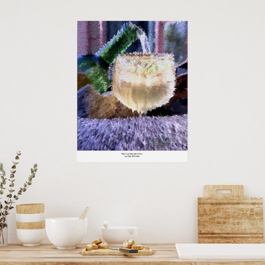 Mijn bek loopt over poster (Keuken)