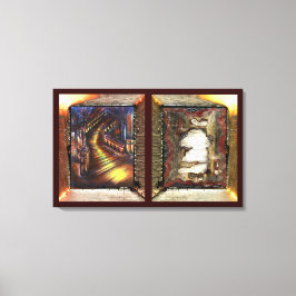 Mijn bekentenis en trap naar licht canvas afdruk