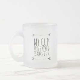 Mijn beker gaat over de bijbelse Mok