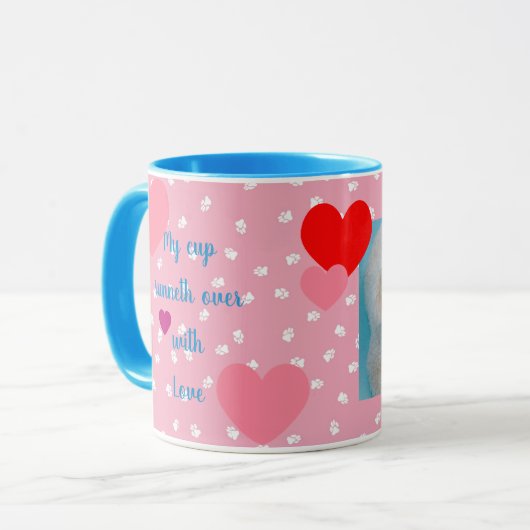 Mijn beker is voorbij met Love Mok (Voorkant links)