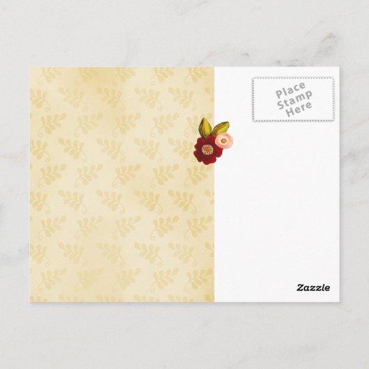 Mijn beker loopt over - Briefkaart (Achterkant)