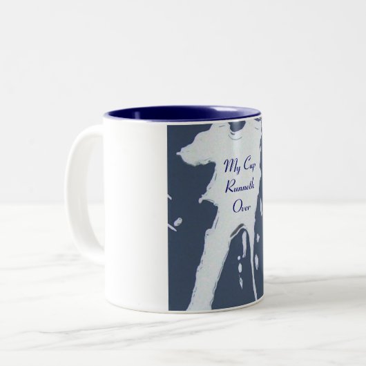 Mijn beker loopt over Mok (Voorkant links)