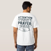 Mijn beker loopt over t-shirt (Achterkant volledig)