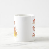 Mijn beker loopt over zonnebloem Mok Ps. 23:5 (Center)