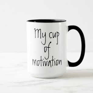 Mijn beker van de Mok Motivation Coffee