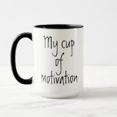 Mijn beker van de Mok Motivation Coffee (Links)