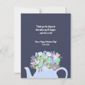 Mijn beker van Tea Afbeelding Valentijnsdag Kaart (Achterkant)