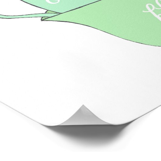 mijn bekeroverloop - psalm 23 - handgetekende mokk poster (Hoek)