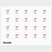 Mijn belastingadviseur ronde sticker (Vel)
