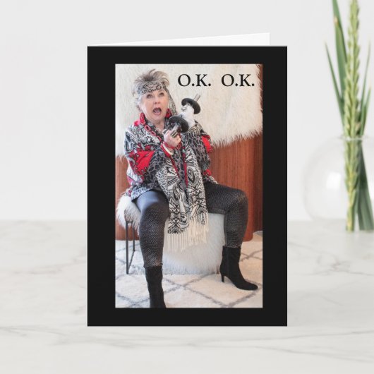 Mijn belastingen betalen met een glimlach kaart (Voorkant)