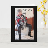 Mijn belastingen betalen met een glimlach kaart (Gele Bloem)