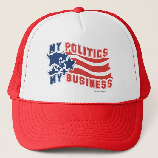 Mijn beleid trucker pet (Voorkant)