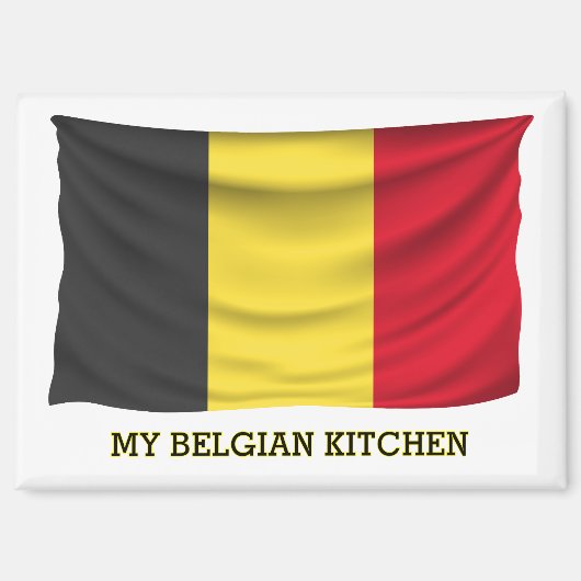 Mijn Belgische keukenmagneet Magneet (Voorkant)