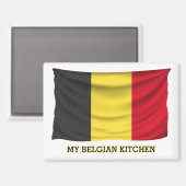 Mijn Belgische keukenmagneet Magneet (Voorkant / Achterkant)