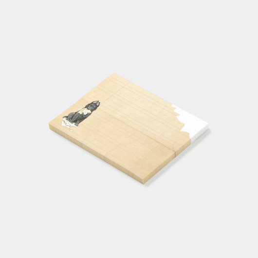 Mijn Belgische Sheepdog Ate Mijn thuiswerk Post-it® Notes (Schuin)