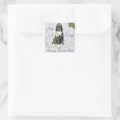 Mijn Belgische Sheepdog Ate My Lesson Plan Vierkante Sticker (Tas)