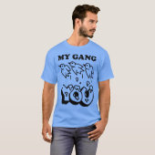 MIJN Bende vs JOU retro T-shirt (Voorkant volledig)
