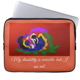 Mijn Beperking Is Onzichtbaar Maar Ik Ben Niet Laptop Sleeve