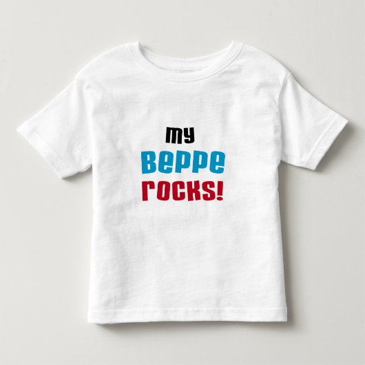 Mijn Beppe Rocks T-shirts en geschenken (Voorkant)