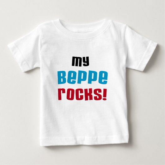 Mijn Beppe Rocks T-shirts en geschenken (Voorkant)