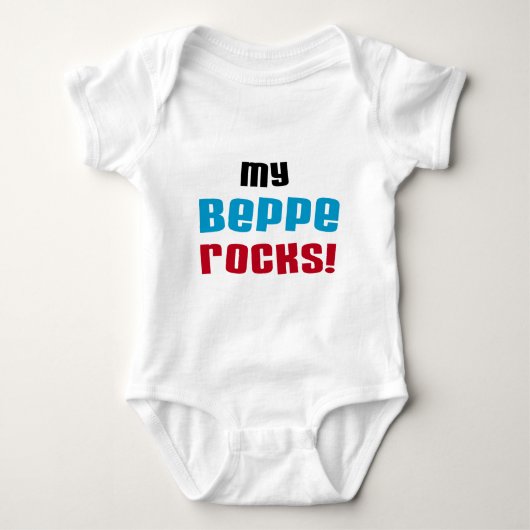 Mijn Beppe Rocks T-shirts en geschenken (Voorkant)