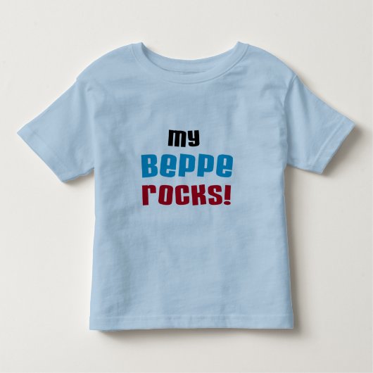 Mijn Beppe Rocks T-shirts en geschenken (Voorkant)