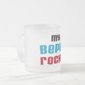 Mijn Beppe Rocks T-shirts en geschenken Matglas Koffiemok (Voorkant links)
