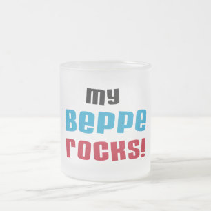 Mijn Beppe Rocks T-shirts en geschenken Matglas Koffiemok