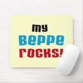 Mijn Beppe Rocks T-shirts en geschenken Muismat (Met muis)