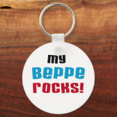 Mijn Beppe Rocks T-shirts en geschenken Sleutelhanger (Voorkant)