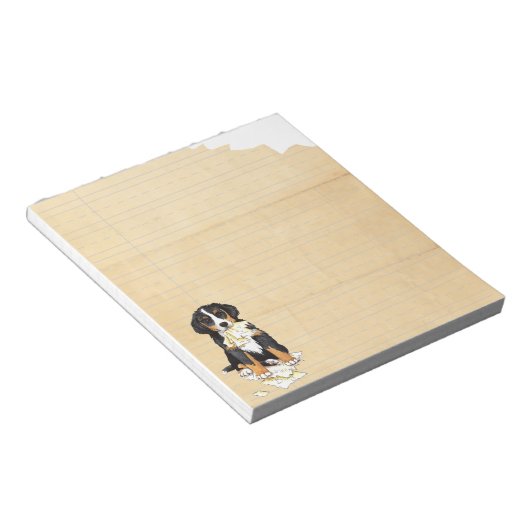 Mijn Berner Ate Mijn thuiswerk Notitieblok (Schuin)