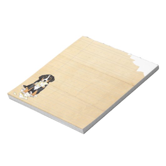 Mijn Berner Ate Mijn thuiswerk Notitieblok (Linkerzijde)