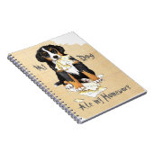 Mijn Berner Ate Mijn thuiswerk Notitieboek (Rechterzijde)