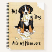 Mijn Berner Ate Mijn thuiswerk Notitieboek (Voorkant)