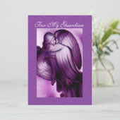 Mijn Beschermengel - Wenskaart Feestdagenkaart (Staand voorkant)