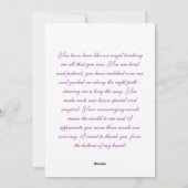 Mijn Beschermengel - Wenskaart Feestdagenkaart (Achterkant)