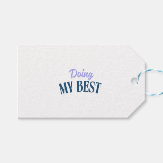 mijn best doen cadeaulabel (Voorkant (Horizontaal))
