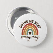 Mijn Best Doen Ronde Button 7,6 Cm (Voorkant /achterkant)