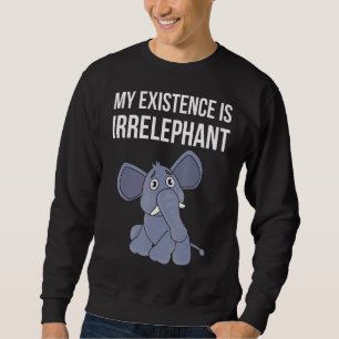 Mijn bestaan is irrelevant woordspeling ~ Irrele Trui