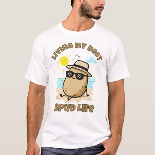 Mijn Beste Aardappel Leven Leiden T-shirt (Voorkant)