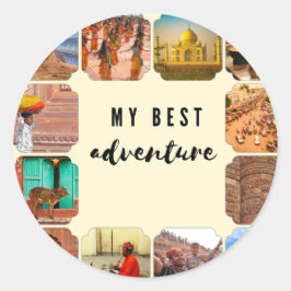 MIJN BESTE AVONTUUR RONDE STICKER