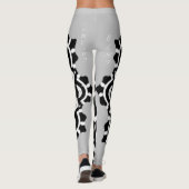 MIJN BESTE GEZELSCHAP MANDALA KUNST IN ZWARTE BLOE LEGGINGS (Achterkant)