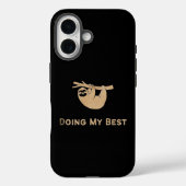Mijn beste glitterslooth doen Case-Mate iPhone case (Achterkant)
